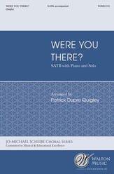 Were You There? SAB choral sheet music cover